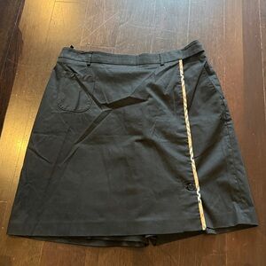 Burberry Black Skirt with Tan Accent